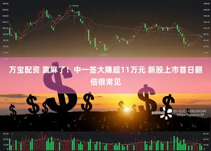 万宝配资 赢麻了！中一签大赚超11万元 新股上市首日翻倍很常见